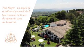 Villa Mayer – un angolo di paradiso sul promontorio di San Giovanni in Venere  che domina la costa  dei Trabocchi